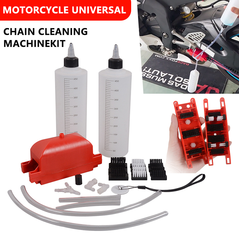 Chain Cleaning Machine Kit Bru - đánh giá và giá Motorcycle Gear Clearance