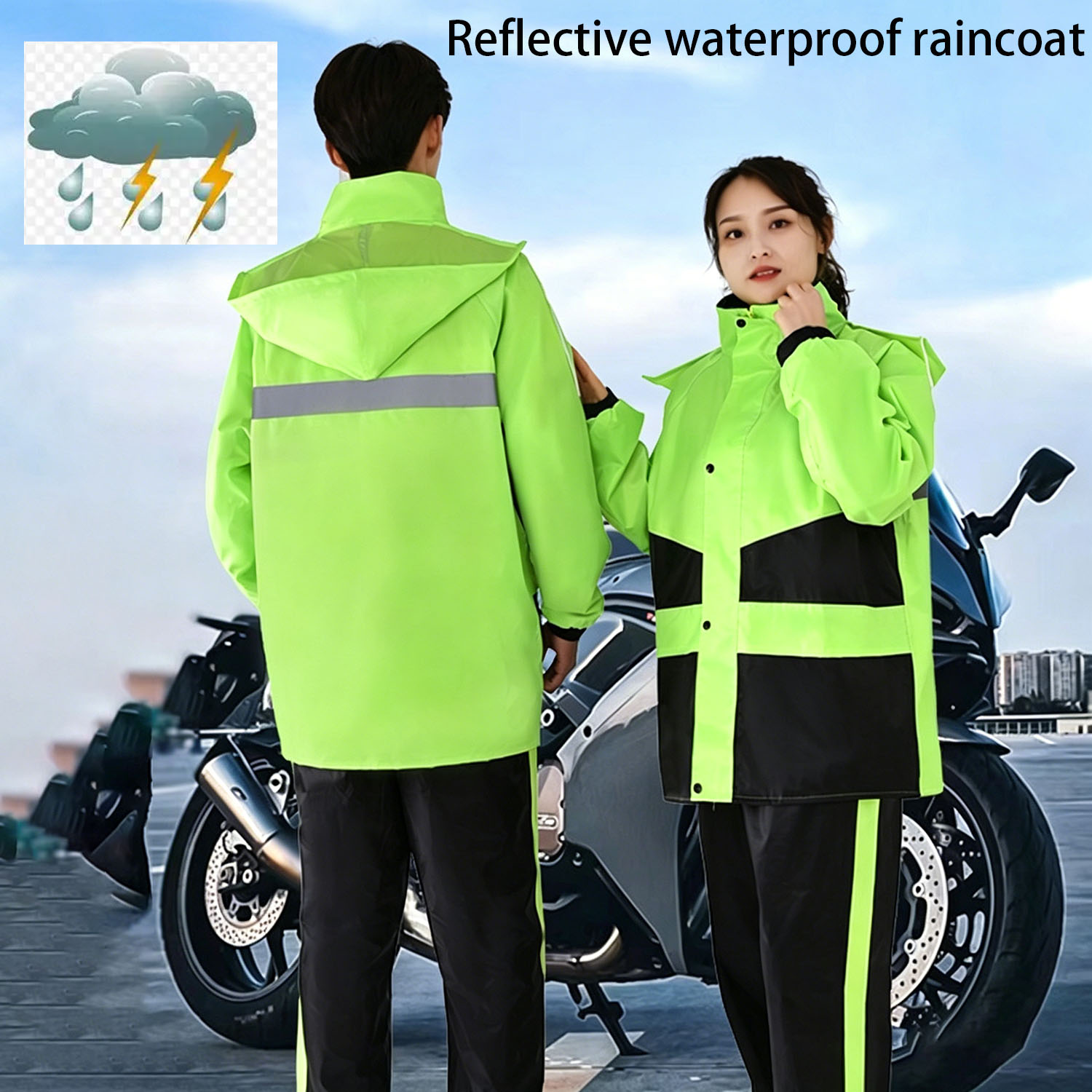 Motorcycle Raincoat Suits Men  - đánh giá và giá Motorcycle Gear Rain